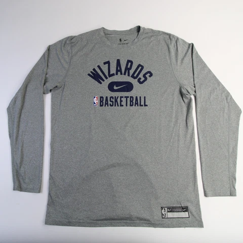 Washington Wizards Nike NBA Authentics Dri-Fit Long Sleeve Shirt Men's Used Cover