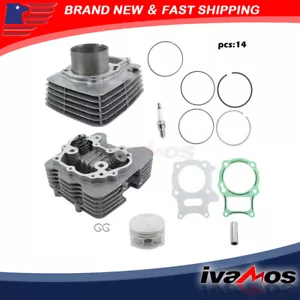 Para HONDA 2002-2014 TRX250 RECON 250 Culata, Junta 12200-HM8-305 - Imagen 1 de 15