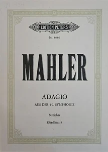 Gustav Mahler Adagio from Symphony 10 Edition Peters Score NEW - Picture 1 of 1