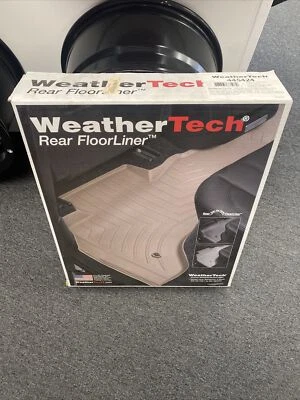 Forro de piso WeatherTech para Chevy Silverado GMC Sierra 1500 2500HD 3500HD segunda fila Foto 1 de 2