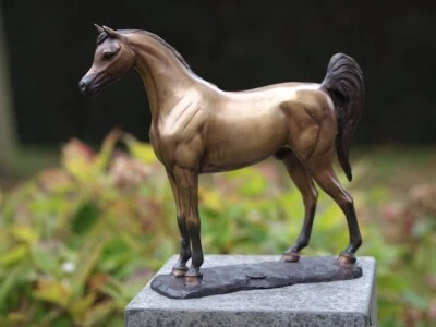 Horse Bronze Sculpture Horse Statue Equestrian Art Animal Figure Realistic Horse - Image 1 of 3