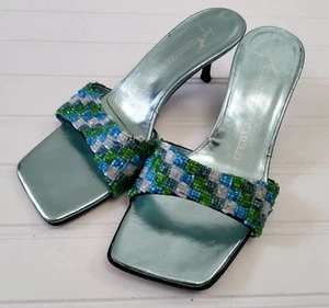 Zapatos de salón para mujer Giuseppe Zanotti con cuentas tacones deslizantes talla 35 - Imagen 1 de 12