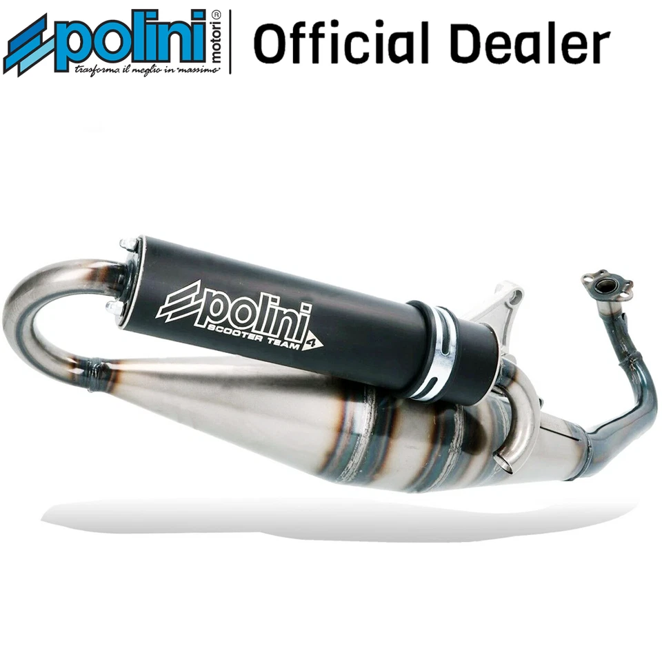 200.0407 MARMITTA POLINI APRILIA SR 50 2T R FACTORY PIAGGIO LC SCOOTER OMOLOGATA