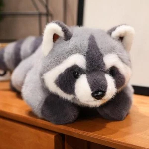 55cm Raccoon Plush Toy Lovely Cute Soft Stuffed Animals Pillow Birthday Gifts - Picture 1 of 18