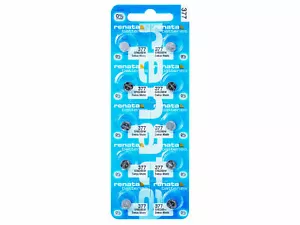 10 x Renata 377 Pile Batterie Blister Mercury Free Silver Oxide SR626SW 1.55V - Imagen 1 de 1