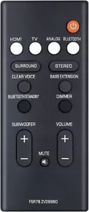 Mando a distancia reemplazado FSR78 ZV28960 para sistema de altavoces de audio para el hogar Yamaha - Imagen 1 de 4