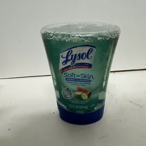 Lysol Soft on Skin No Touch Ricarica Mani Idratante Cetriolo Anguria 8,5 OZ - Foto 1 di 2