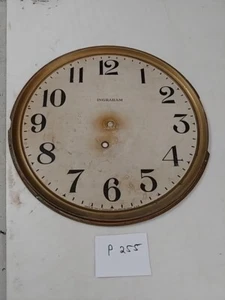 INGRAHAM SCHULHAUS REGULATOR WANDUHR ZIFFERBLATT 13 ZOLL - Bild 1 von 4