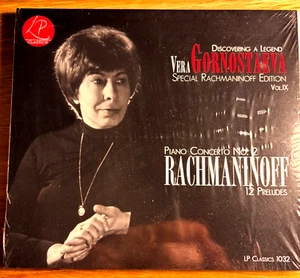 VERA GORNOSTAEVA Discovering A Legend Vol IX Rachmaninoff Edition CD NEW - Foto 1 di 2
