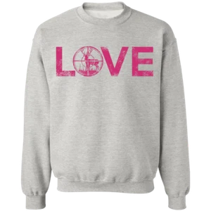 Sudadera Love Hunting Hunter rosa cuello redondo - Imagen 1 de 6