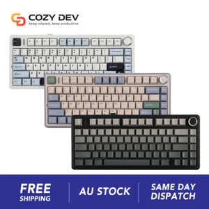 EPOMAKER X Aula F75 Tri-mode Hot Swappable RGB Mechanical Gaming Keyboard - Picture 1 of 61