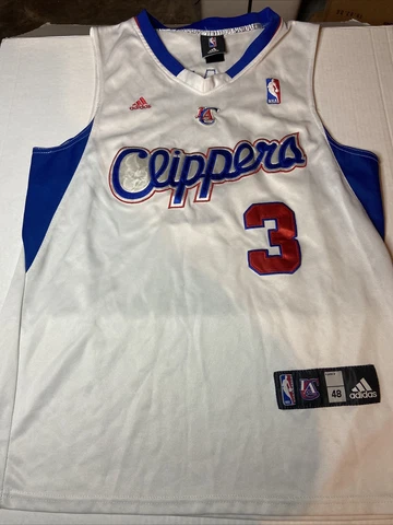 Los Angeles Clippers Chris Paul Adidas NBA LA Jersey White Size 48 Throwback CP3 Cover
