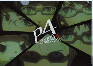 cartella file trasparente Persona 4 the Animation Persona4 anime Satonaka Chie Yukiko - Foto 1 di 2