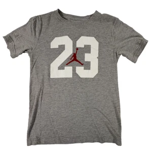 Air Jordan 23 T-Shirt Youth Medium (10-12 yrs) Gray - Picture 1 of 5