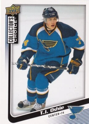 2009-10 Upper Deck Collector's Choice T.J. Oshie Second Year No. 105 St. Louis - Image 1 of 2