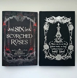 Six Scorched Roses SIGNED Carissa Broadbent Owlcrate Crown of Nyaxia Nightborn - Picture 1 of 14