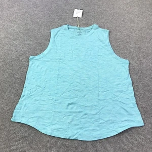 Woolx Shirt Damen 1X blau Merinowolle ärmellos Tank Top leicht sportlich - Bild 1 von 12