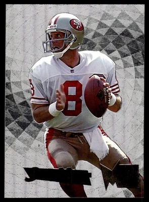 1995 Fleer Metal Silver Flasher Steve Young San Francisco 49ers #50 - Image 1 of 2
