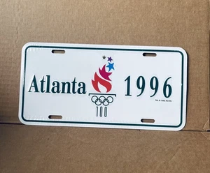 Targa commemorativa Atlanta 1996 Olimpiadi Giochi Estivi Metallo Bianco - Foto 1 di 3
