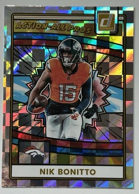 2025 Donruss Action-All Pros Nik Bonitto #AAP-NBO Denver Broncos - Image 1 of 2