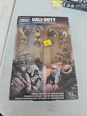 MEGA Construx Call of Duty Desert Snipers VS Mercenaries 113pcs New Sealed  - Image 1 of 4