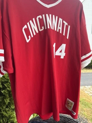 Vintage Cincinnati Reds Jersey. Size 4x Mitchell & Ness - Image 1 of 4