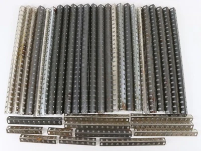 Lote De 36 Gilbert Meccano Montador Kit Construcción Metal Vigas Esquineras Metal Foto 1 de 2