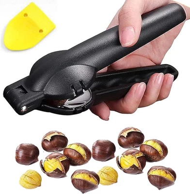 Apri Castagne,Taglia Castagne in Acciaio,Taglia Castagne a Croce,Multifunzione S - Immagine 1 di 4