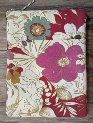 Funda acolchada para portátil 14 pulgadas X 10 pulgadas floral cierre con cremallera Foto 1 de 4