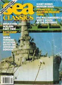 Sea Classics Jan.91 USS Williamsburg Potomac Sealion Jefferson Borden Hitler UK - Bild 1 von 1