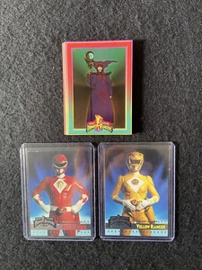 1994 MIGHTY MORPHIN POWER RANGERS FOIL CARDS Set 1-12 - Plus Red / Yellow Ranger - Bild 1 von 9