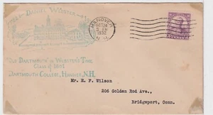 TurtlesTradingPost - Daniel Webster #725 FDC 1932 - Cachet ufficiale - Foto 1 di 2