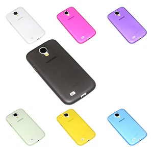 Ultra Slim Case Samsung S4 Fein Matt Schutz Hülle Dünn Skin Cover Schale Folie - Picture 1 of 16