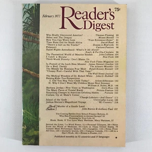 Reader's Digest #658 February 1977 Subscription Edition - Imagen 1 de 2