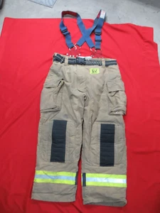 MORNING PRIDE Turnout PANTS 46 X 31 FIREFIGHTER BUNKER GEAR RESCUE EMT TOW - Picture 1 of 13