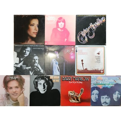 Vintage 10 LP Lot #ACJ: 1970s Mostly Soft Pop Rock Hits - VG or Better Vinyl - Image 1 of 4