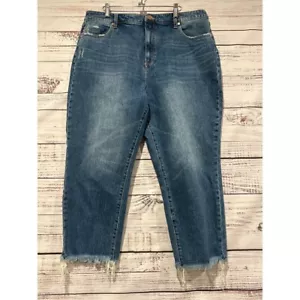 Liverpool Liv Non-Skinny Skinny Hi-Rise Women's Jeans Size 16/33 Raw Hem - Picture 1 of 6