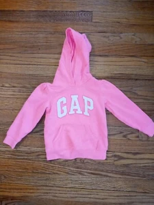 Gap Kids Pink Hooded Sweatshirt Size 4 - Picture 1 of 5