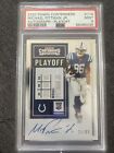 2020 Contenders MICHAEL PITTMAN Playoff Ticket Rookie Autograph Colts /99 PSA 9