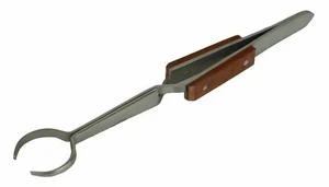 Round Fiber Grip Soldering Tweezers Self-Closing Jewelry Repair Welding Repair - Picture 1 of 4