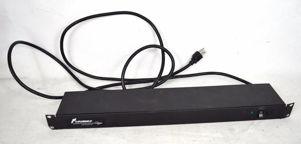 Flexiduct Geist 13 Outleft Rack Mount Surge Protector Power Unit 120V Metered - Image 1 of 4