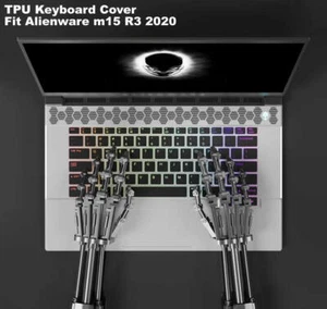 TPU Keyboard Protector Cover Fit DELL Alienware M15 R3 2020 M15 R2 2019 - Afbeelding 1 van 12