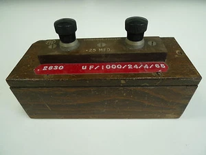 Capacitor WG Pye Cambridge Vintage Brass Science Lab Apparatus Physics .25 MFD - Picture 1 of 12