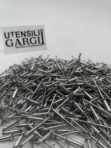 FAR RIVETTI A STRAPPO IN LEGA DI ALLUMINIO E ACCIAIO ZINCATO - VARIE MISURE - Picture 1 of 2