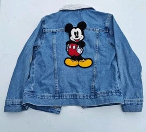 Mickey Mouse Childs Denim Jacket Size 5/6 - Picture 1 of 6