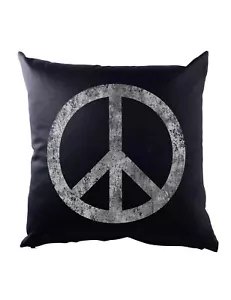 Peace Symbol Dekokissen Sign Logo Hippie 60S Cultur Goa Gay Free Love Hippie - Bild 1 von 1