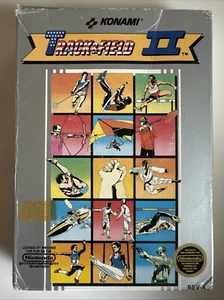 Track & Field II 2 Nintendo Game NES Complete W/Box Manual Original Slip Cover - Picture 1 of 8