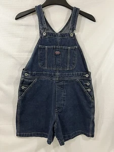 Unionbay Jean Overall Shorts Original Sportswear Shortalls Y2K Blue Small 34x5 - Picture 1 of 10