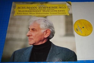 Justus Frantz/Bernstein SCHUMANN Symphonie Nr.3, Klavierkonzert - DG 415 358-1 - Bild 1 von 2