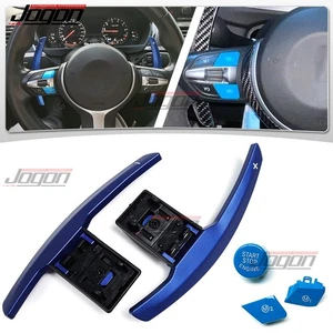 Steering Wheel Paddle Shifter & M1 M2 Start Button For BMW M3 M4 F80 F82 F83 F87 - Picture 1 of 14